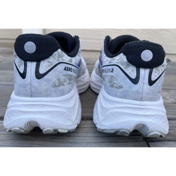 Salomon Aero Glide 2 Men's 10.5 Running Shoes White/Phantom/Spectrum Blue - Picture 5 of 11